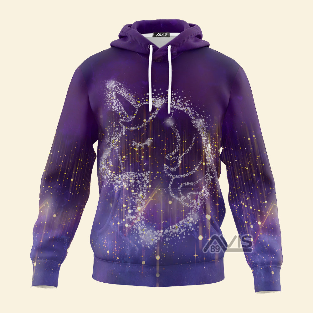 Avis89 Unicorn Snowflake Tinkle Purple - Hoodie