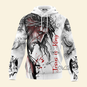 Avis89 Jesus Is King Dove - Hoodie