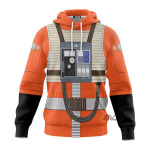 Star Wars Flight Suit Costume Hoodie Sweatshirt Sweatpants SWHS72