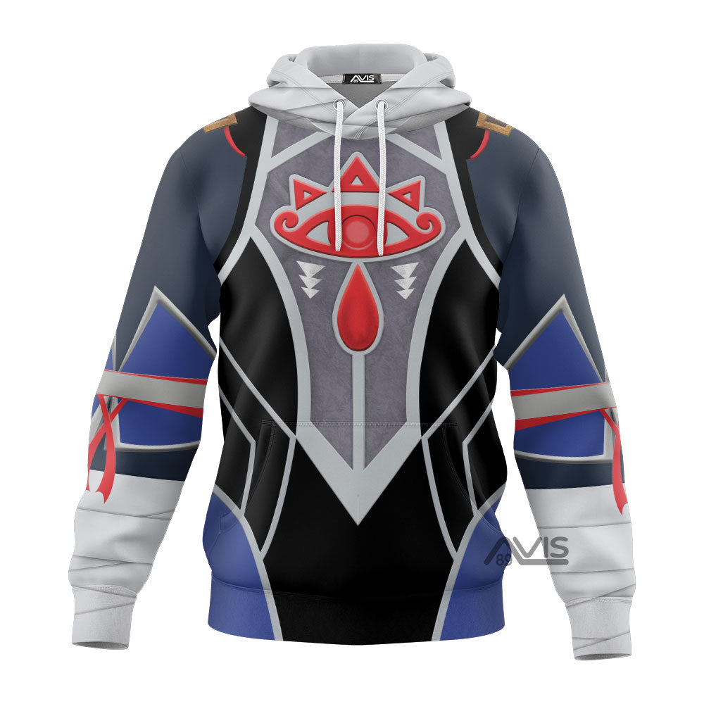 Sheik Zelda Attire Cosplay Hoodie Sweatshirt Sweatpants ZDHS18