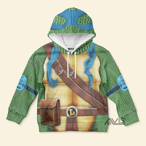 Leonardo TMNT Leo Custom Cosplay Costume - Kid Hoodie