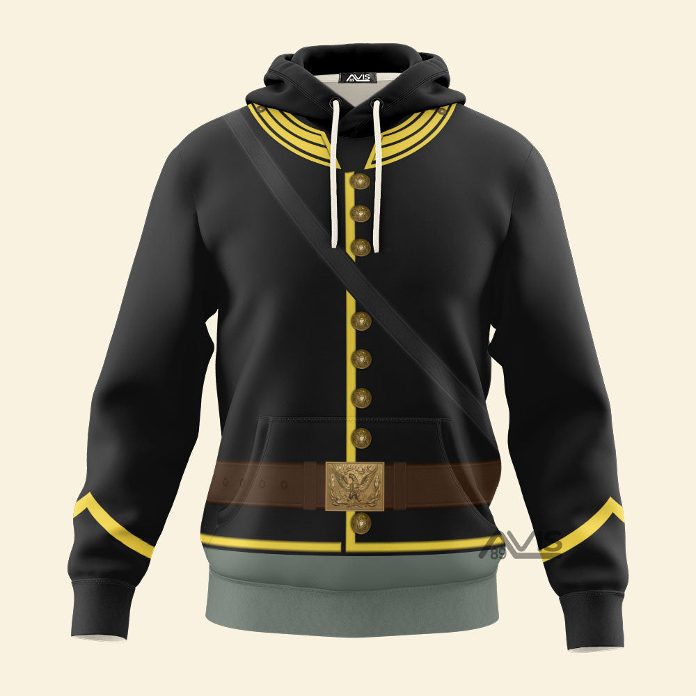 Avis89 Union Army Cavalry Trooper Uniform Costume Cosplay - Hoodie Sweatshirt Sweatpants