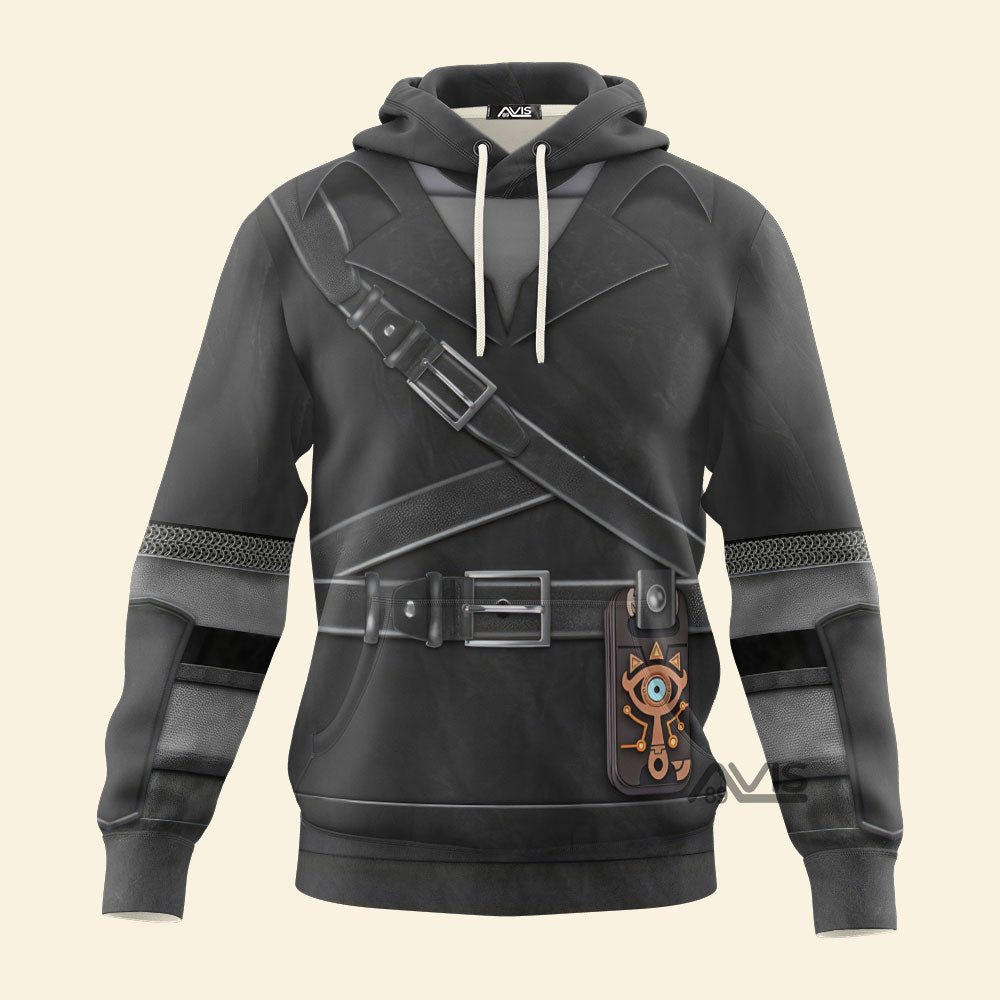 Dark Link Attire - Costume Cosplay Hoodie Sweatshirt Sweatpants ZDHS03