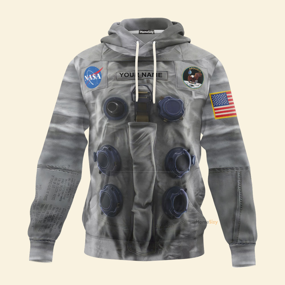 Avis89 Nasa Apollo 11 Neil Armstrong Spacesuit - Personalized 3D Costume Cosplay Hoodie