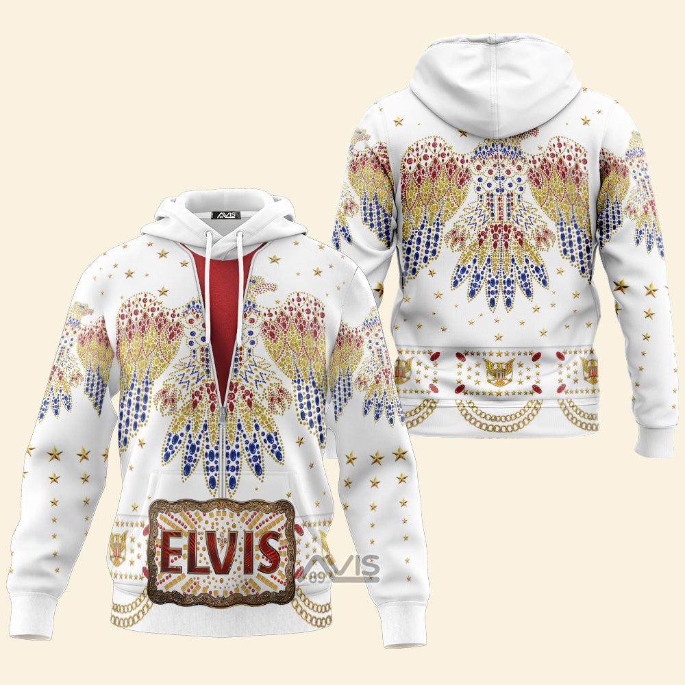 Elvis Aloha Costume from Hawaii New - Fandom Hoodie Sweatshirt Sweatpants ELHS04