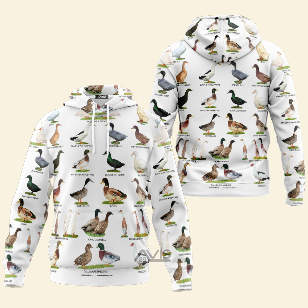 Avis89 Breeds Of Ducks Hunting - Hoodie