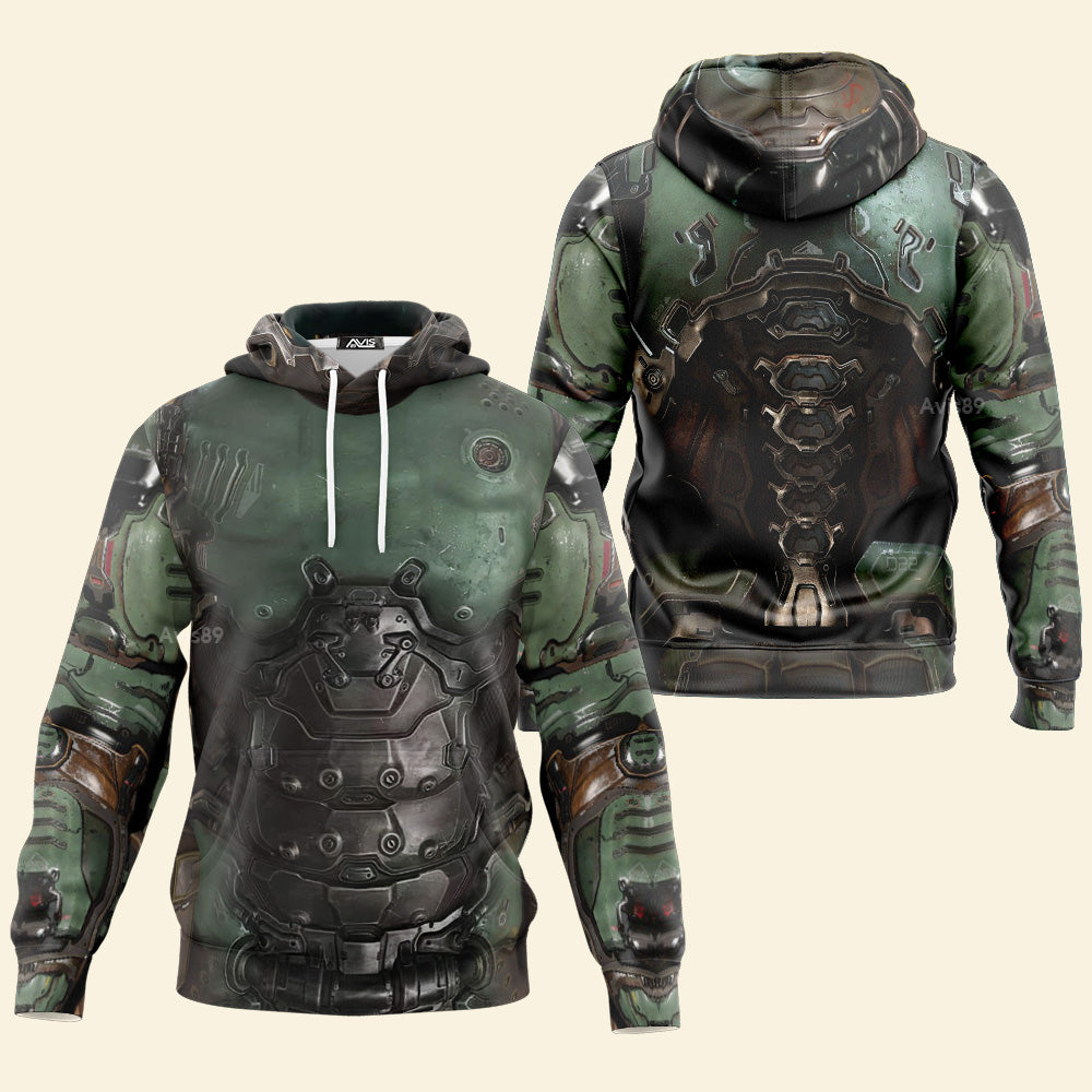 Doom Slayer Doomguy - 3D Costume Cosplay Hoodie