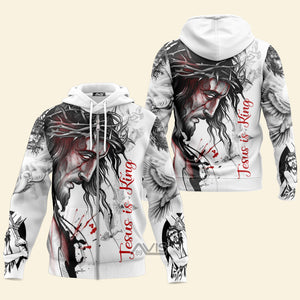 Avis89 Jesus Is King Dove - Hoodie