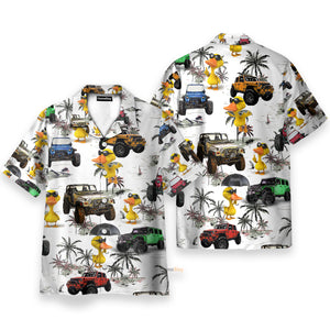 Ocean Jeep Duck Hawaiian Shirt