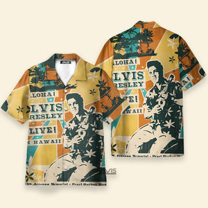 Elvis Arizona Memorial Presley Live - Hawaiian Shirt