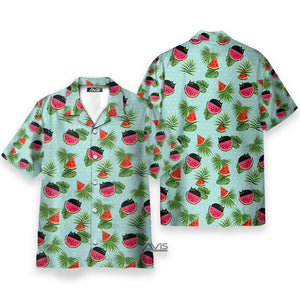 Cat Watermelon Hawaiian Shirt