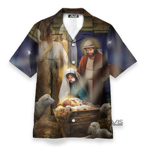 Jesus Christmas - For Men And Women - Hawaiian Shirt