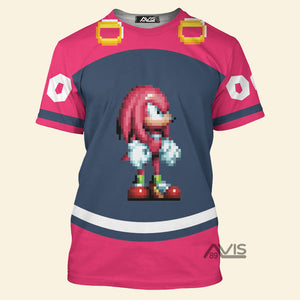 STH Knuckles Sport Costume Cosplay - Personalized T-Shirt