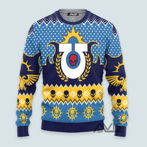 Warhammer Ultramarine Iconic - Ugly Christmas Sweater