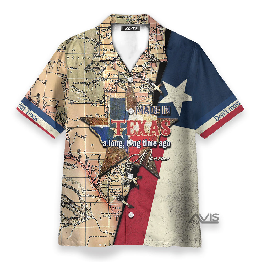 Personalized Made In Texas A Long, Long Time Ago Hawaiian Shirt