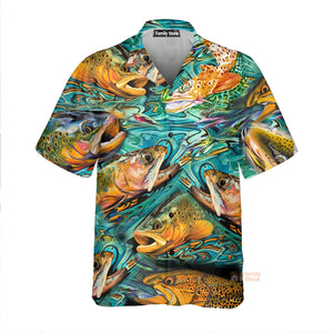 Fishing Fish Lover Water - Hawaiian Shirt