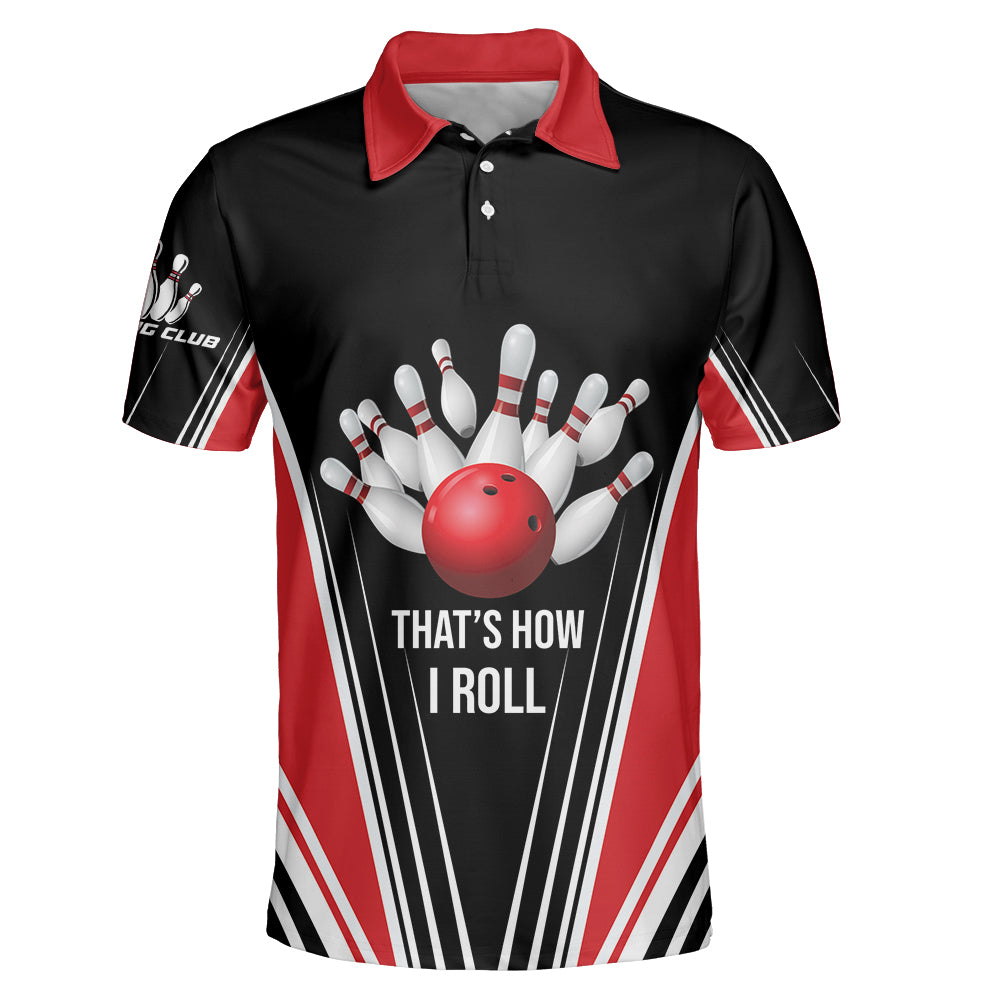Don't Worry Bowling Happy Polo Shirt For Men