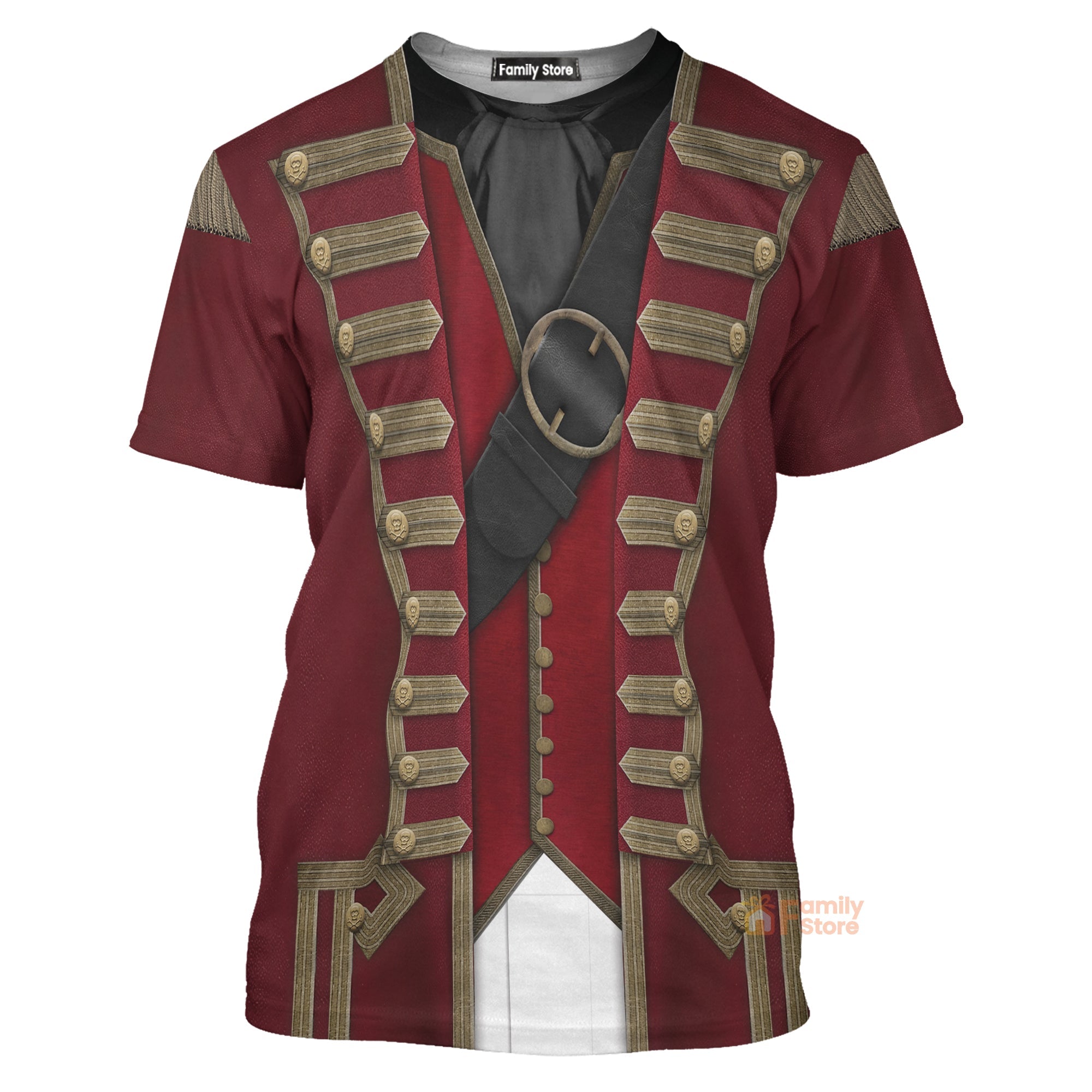 Captain Hook Peter Pan & Wendy Costume Cosplay - T-Shirt