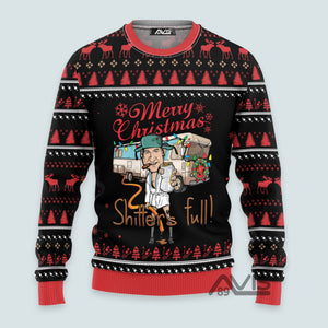 Shtter's Full Ugly Sweater - Best Gift For Christmas