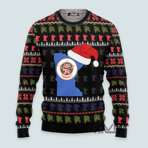 Minnesota Christmas Funny Ugly Sweater