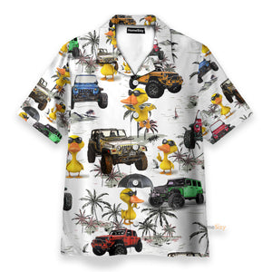 Ocean Jeep Duck Hawaiian Shirt