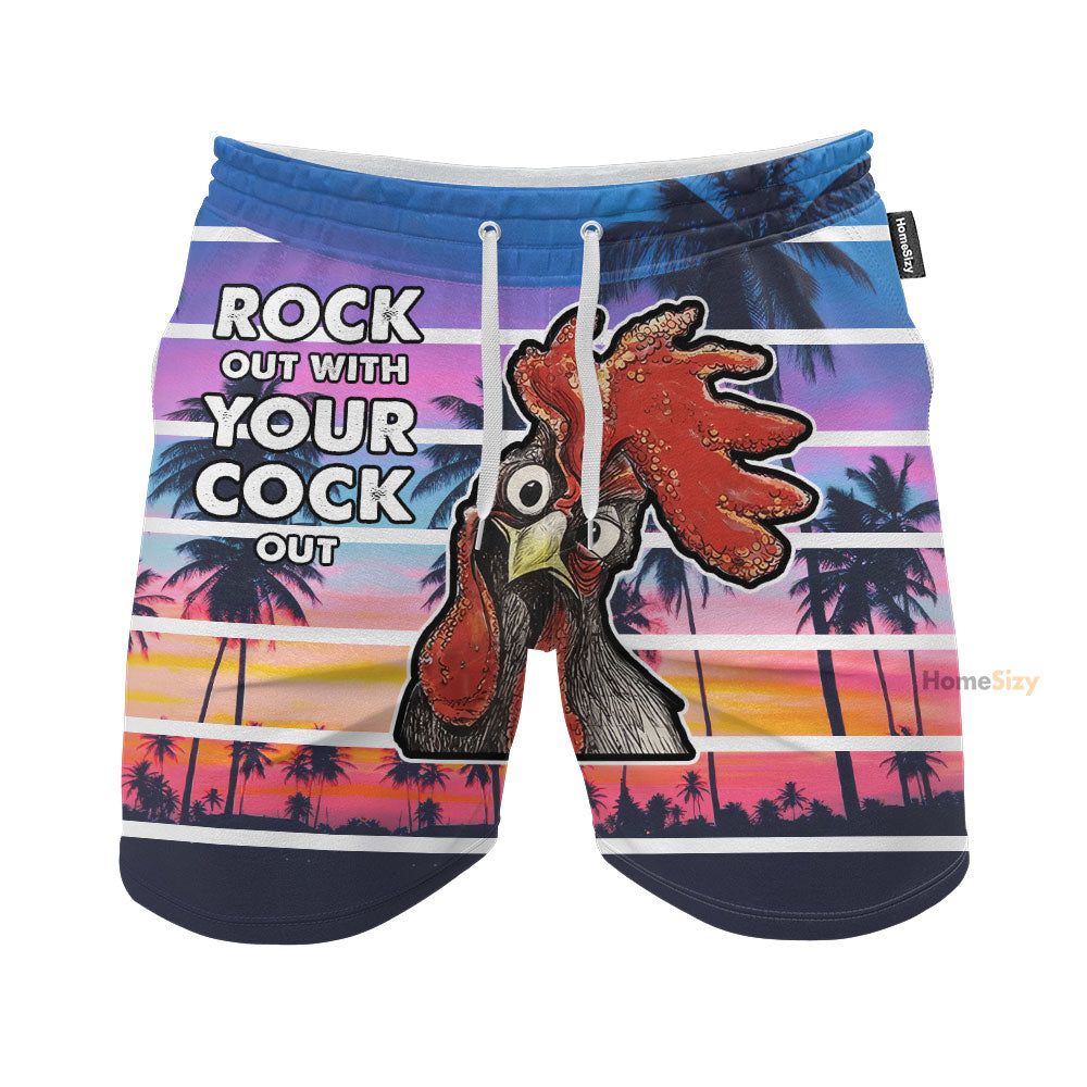 Rock Out With Your Cock Out - Beach Shorts