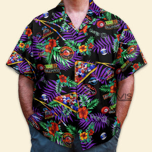 Billiards Tropical Pattern - Hawaiian Shirt