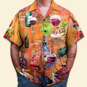 Wine Working From Nine To Wine - Hawaiian Shirt