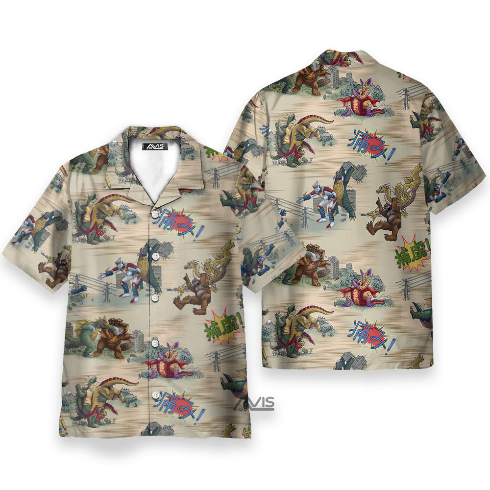 Godzilla King Of Monster Hawaiian Shirt