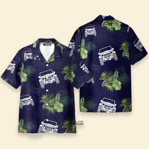 Jeep Lover Tropical Leaf - Gift For Men And Women - Hawaiian Shirt