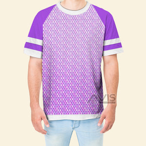 Avis89 Elemental Pixar Movie Purple Wade Ripple Costume - 3D Tshirt