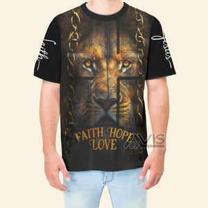 Avis89 Lion Of Judah Let The Lion Roar Jesus - 3D TShirt