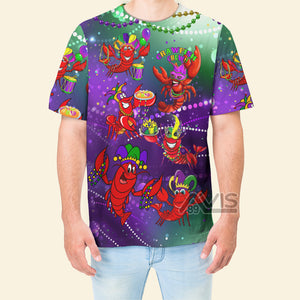 Avis89Mardi Gras Crawfish Crew - 3D TShirt