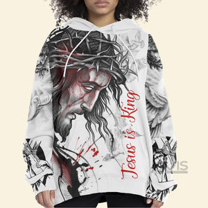 Avis89 Jesus Is King Dove - Hoodie