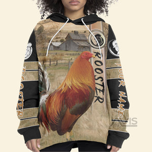 Avis89 3D Rooster - Personalized Hoodie