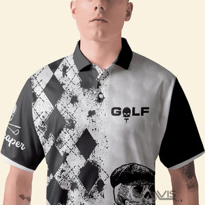 Skull Golf Reaper - Polo Shirt