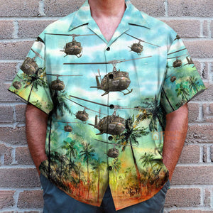 US Army Bell UH-1 Huey Hawaiian Shirt