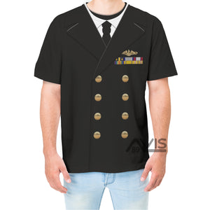 US Navy Fleet Admiral Chester W. Nimitz Costume Cosplay T-Shirt