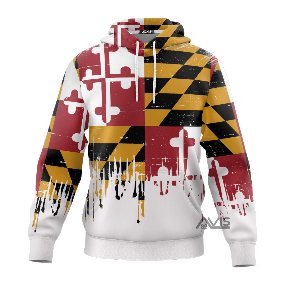 Maryland Flag Hoodie