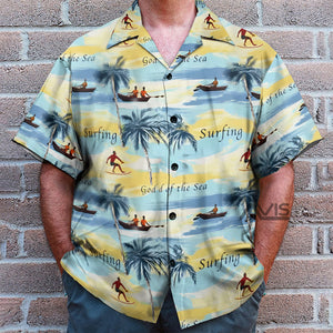 Freddie Mercury Surfing - Costume Cosplay Hawaiian Shirt