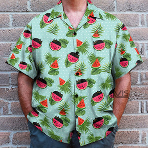 Cat Watermelon Hawaiian Shirt