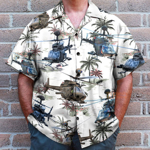 US Army Bell OH-58 Kiowa Hawaiian Shirt