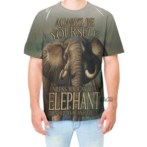 Always Be Yourself Unless Elephant Mens T-Shirt