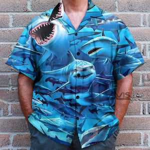 Shark Tank 3D Print - Hawaiian Shirt