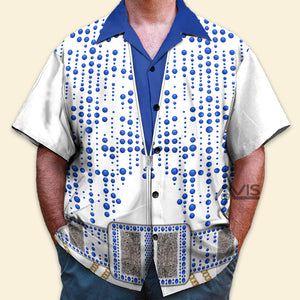 Elvis Raindrop - Costume Cosplay Hawaiian Shirt ELHS44