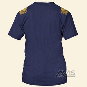 Avis89 Uniforms Of The U.S Navy Costume Cosplay - 3D TShirt