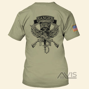 Avis89 Veterans Military Rangers - Personalized 3D Tshirt