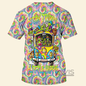 Avis89 Hippie Stay Trippy Little, Alien In The Car - 3D TShirt