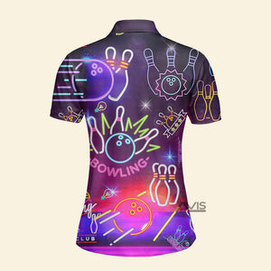 Avis89 Neon Bowling Club - Women Polo ShirtAvis89 Neon Bowling Club - Women Polo Shirt