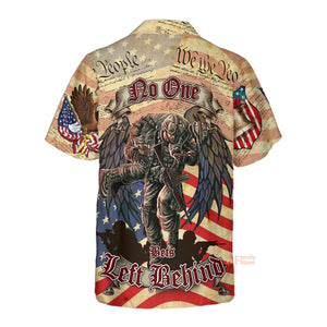 Veteran Cool No One Left Behind Cool And Classic Style - Hawaiian Shirt